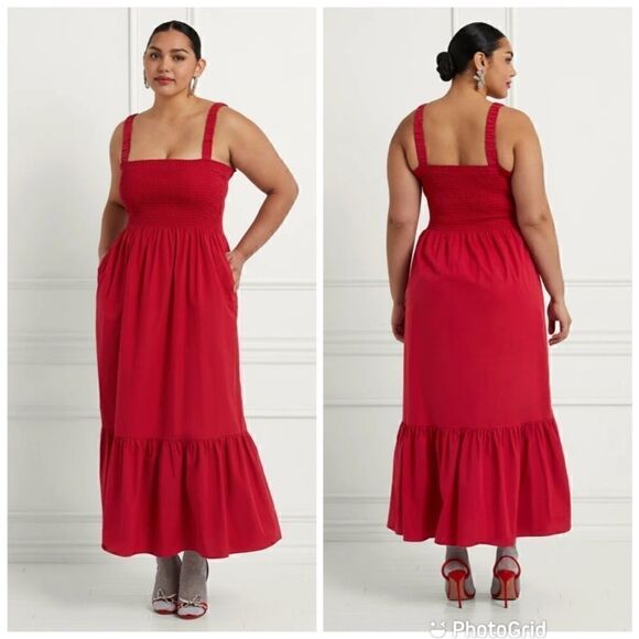 NWT Hill House The Anjuli Nap Dress in Victorian Red - Picture 1 of 10